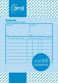 Paragon A6, číslovaný, 2 x 50 listů 1041